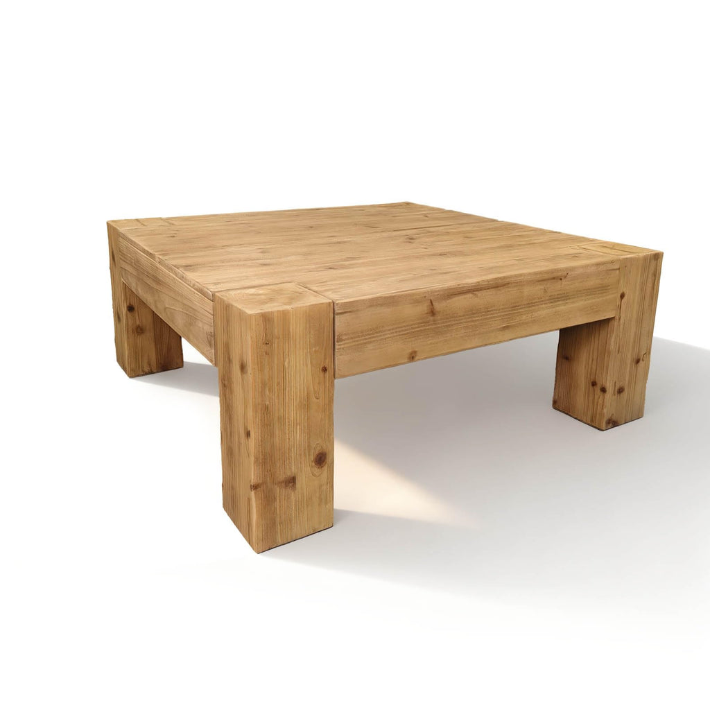 Square Large Coffee Table Mid Century Modern Center Table