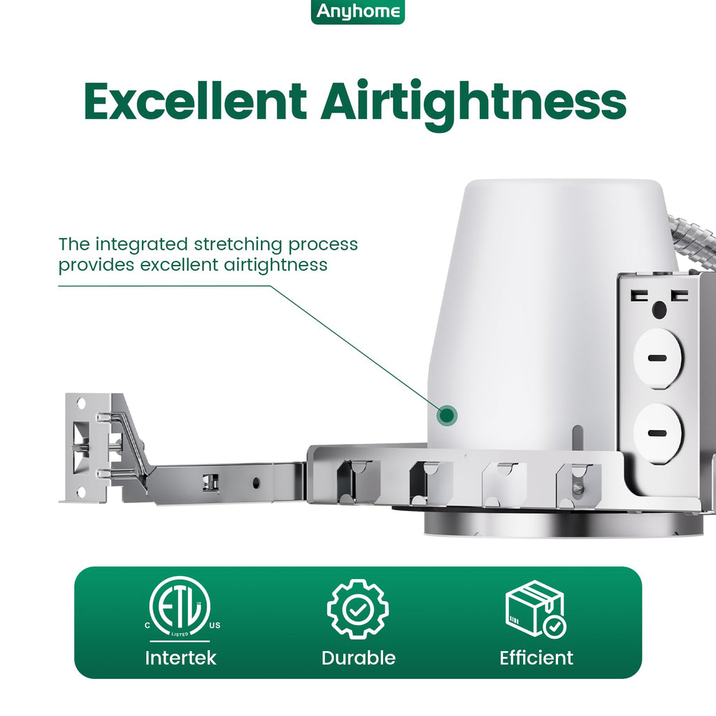 4 Inch Recessed Lighting Housing 24 Pack, New Construction