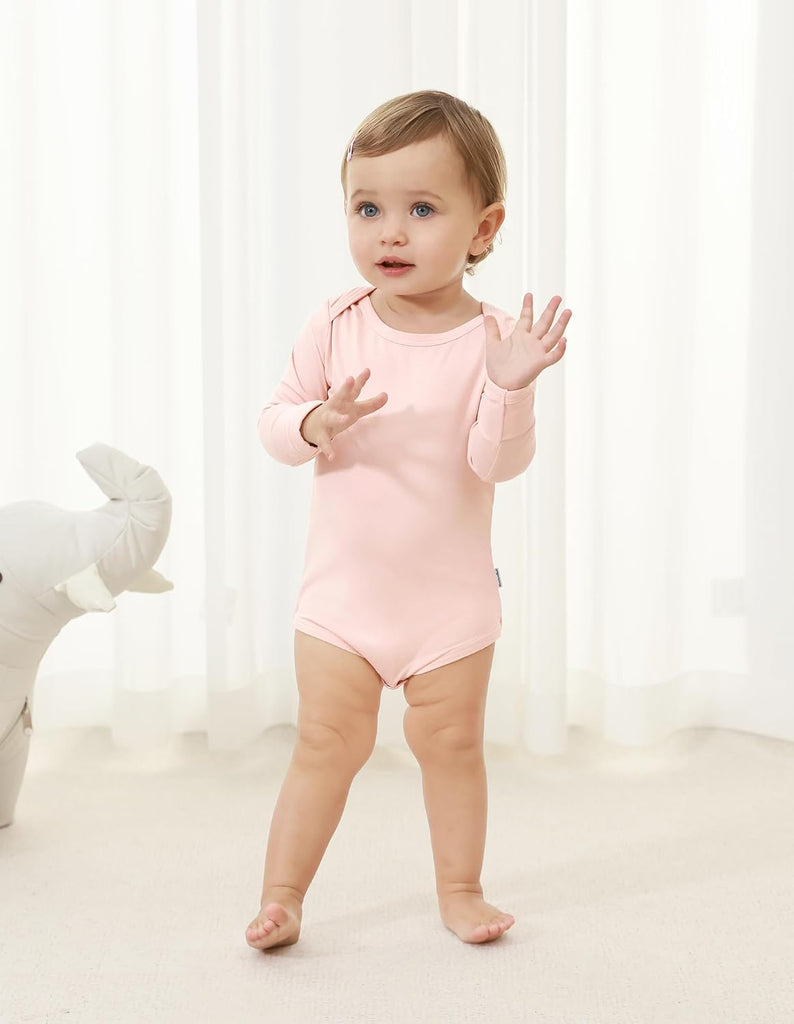Baby Bamboo Viscose Long Sleeve Bodysuits Unisex Bodysuit