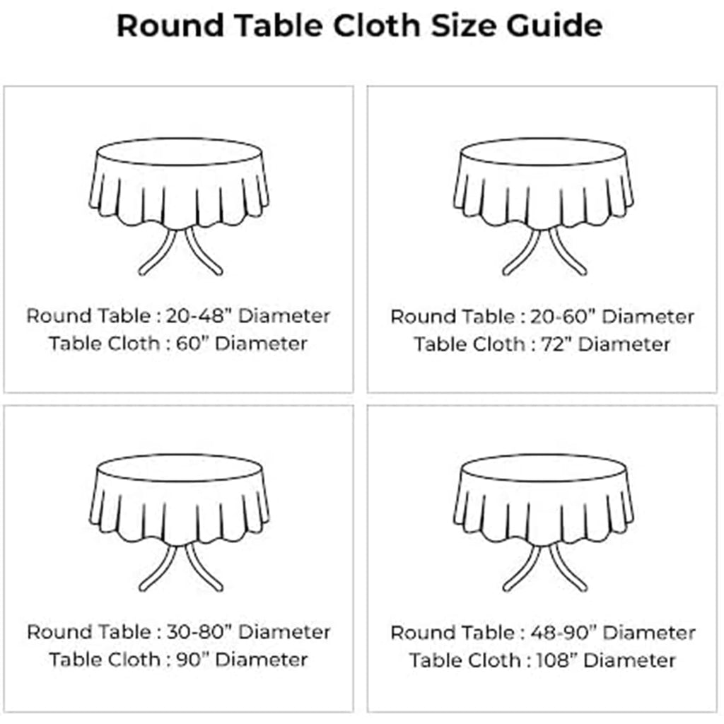 Hand Block Printed Round Tablecloth, Cyan Blue Floral Cotton Table Cover with Striped Border, Handmade Dining &