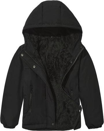 Kids Winter Jackets Fleece Lined Coats for Boys