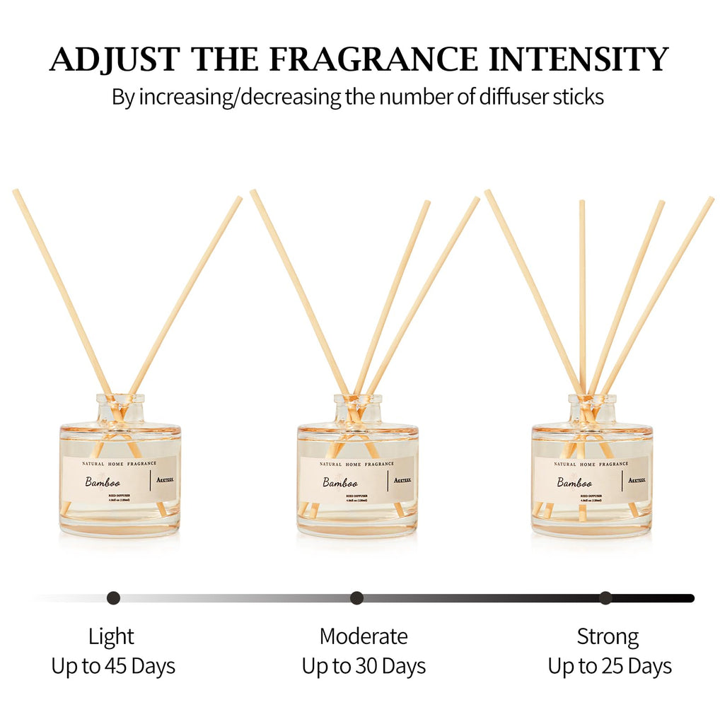 Reed Diffuser - Clean Bamboo Essential Oil Aroma