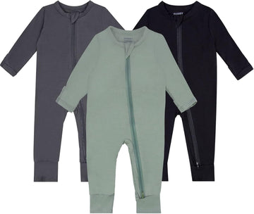 Baby Rayon Footless Snug Sleepers, Way Zip Footless Pajamas Pack