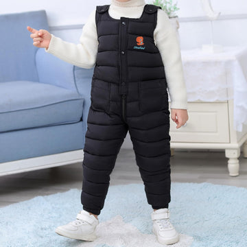 Toddler Fleece Lined Snow Bib Pants for Boys Girls