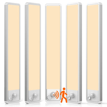 Under Cabinet Lighting Wireless 2200maAh Rechargeable LED Motion Sensor Magnetic Light Indoor Closet Lights, Stairs