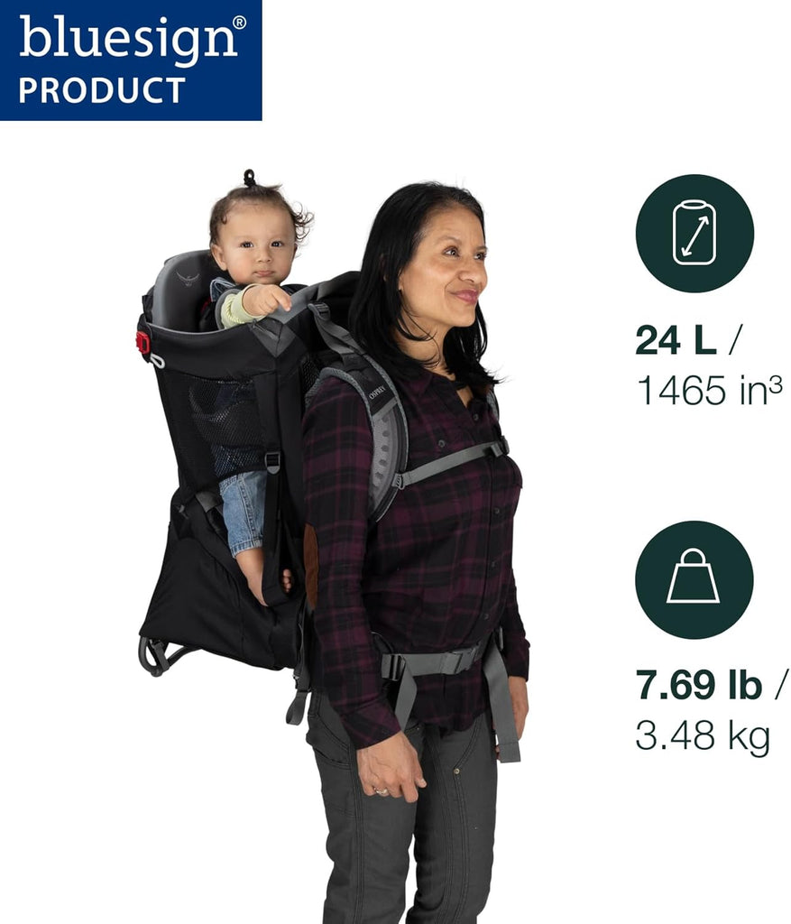 Poco Child Carrier Backpack - Adjustable Travel Baby Carrier with Sunshade - Hiking Carrier for Toddlers