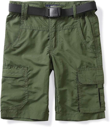 Boy's Quick Dry Scout Shorts Outdoor Athletic Hiking Golf Fishing Shorts