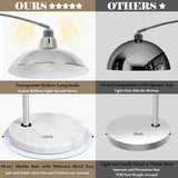 Modern 77" Arc Floor Lamp - Adjustable Sliver Standing Lamp, Rotatable Arch Metal Pole Task Lamp Over The Couch