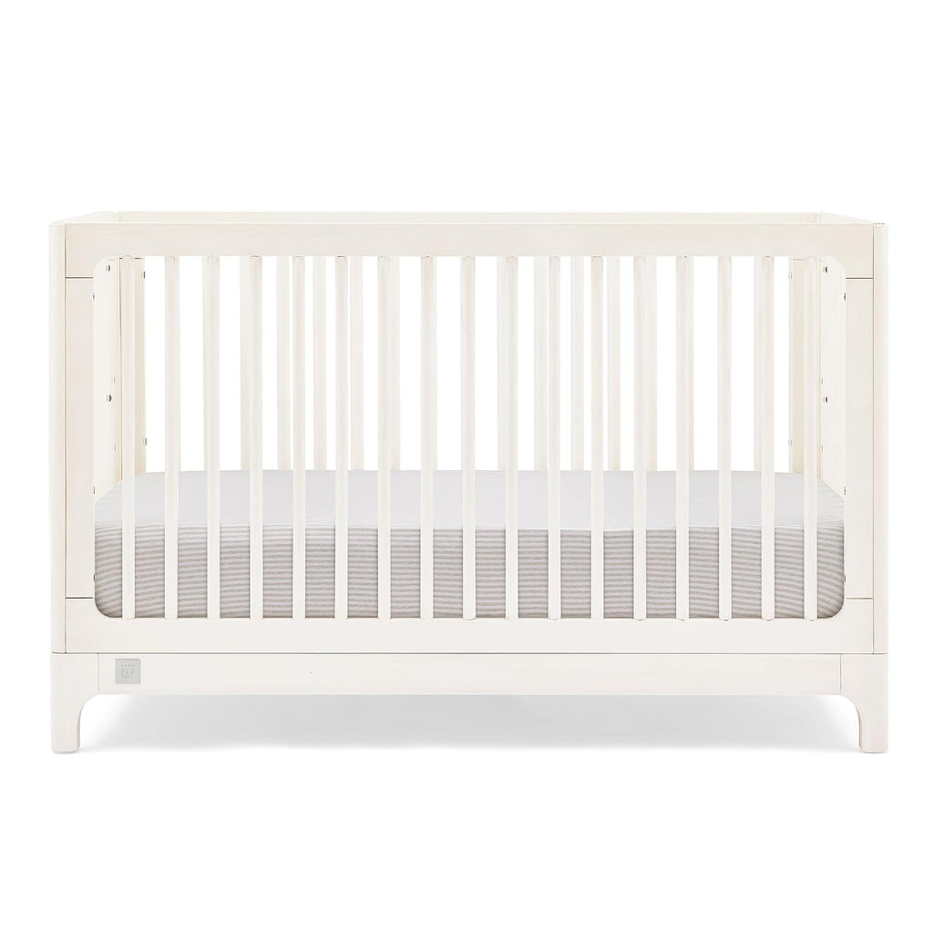 BabyGap Wren 4-in-1 Convertible Crib by - Greenguard Gold Certified, Antique White