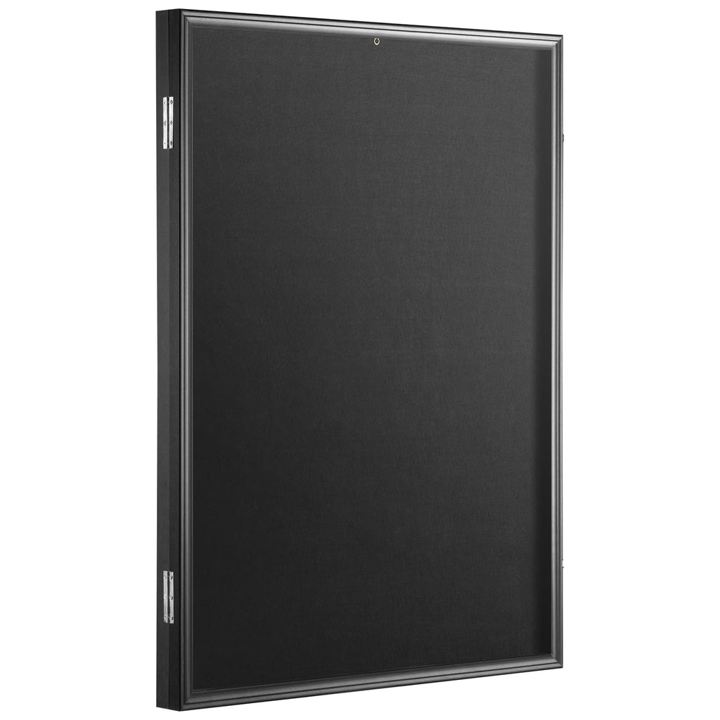 Jersey Display Frame Case, 23.3 x 31.2 x 1.5 in, Large Lockable Sport Jersey Shadow Box with 98% UV Protection PC