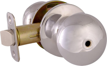 Cambridge Privacy Door Knob, Polished Chrome