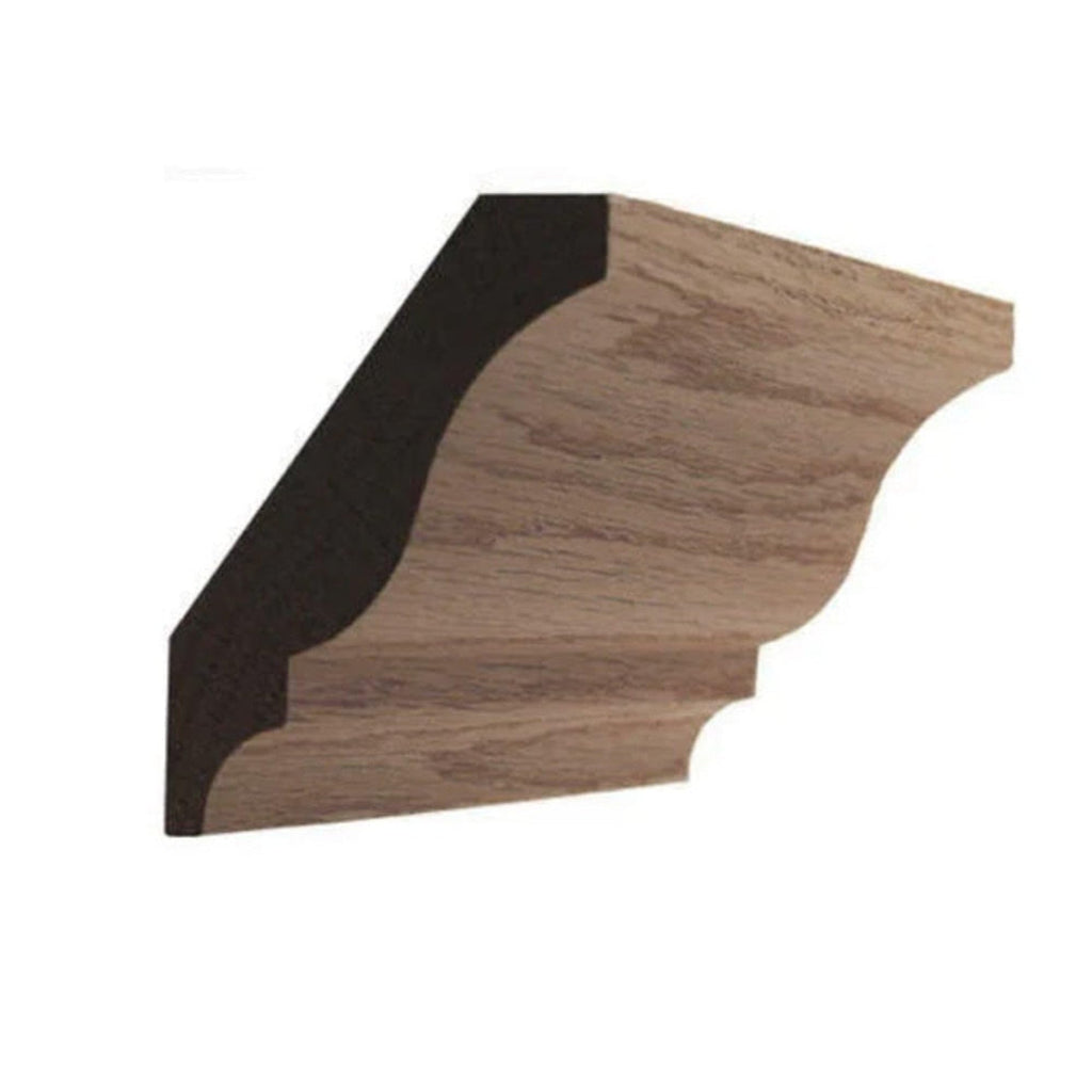 Colonial Crown Moulding Trim, 3/4" x 3-5/8", Cherry, 94"