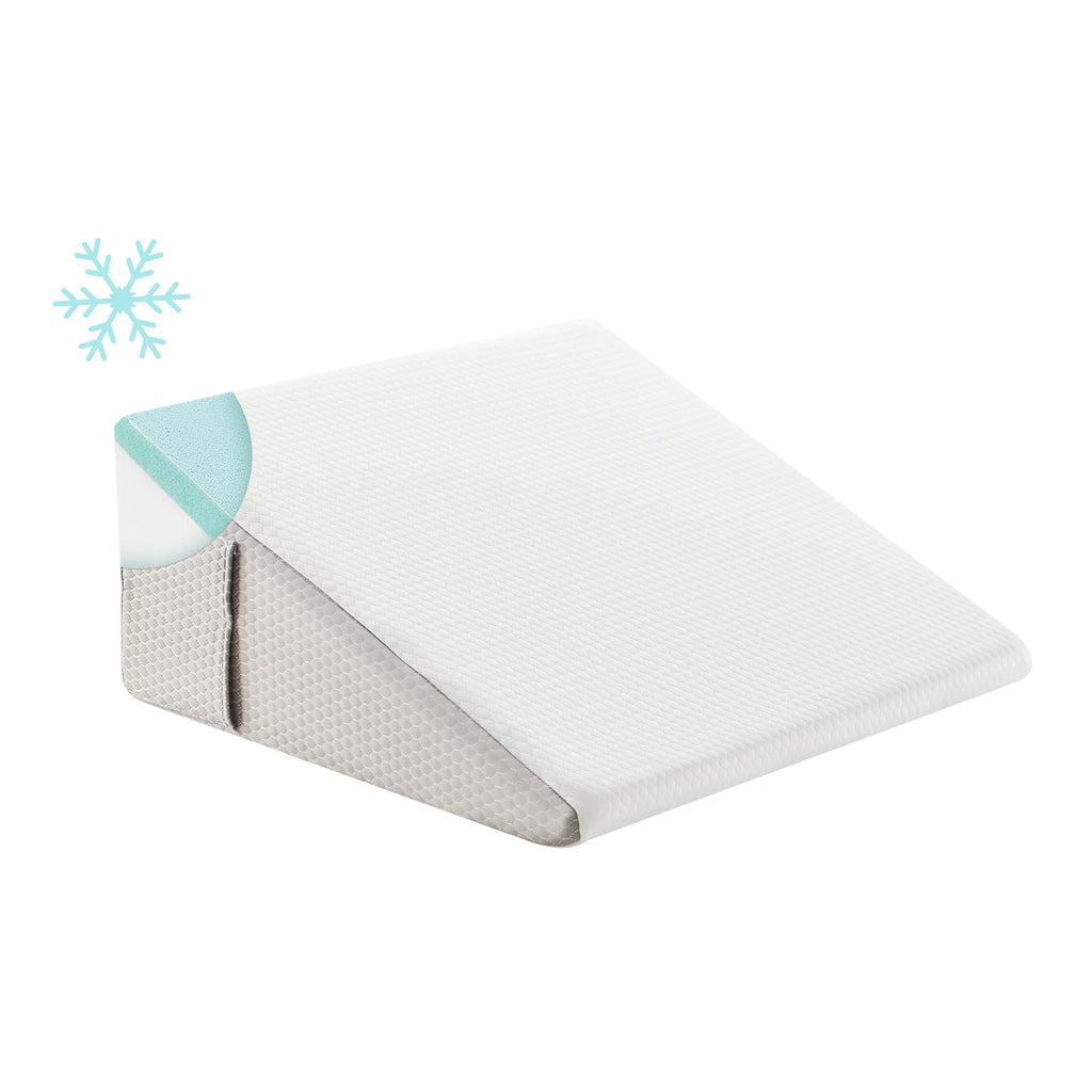 Wedge Pillow, 8 inch Bed Wedge Pillow for Headboard, Pillow Wedge for Acid Reflux Relief, Sleeping, After Surgery
