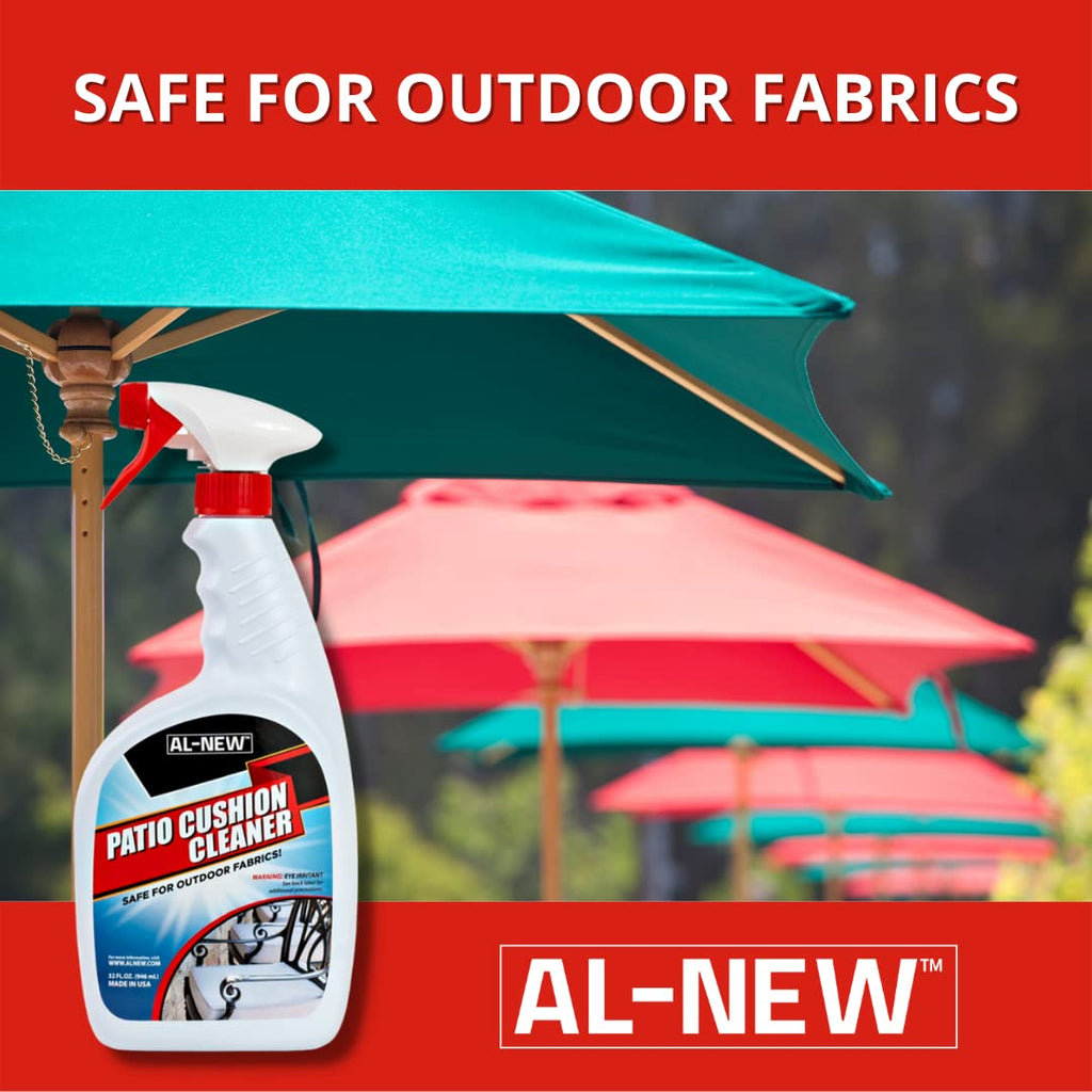 Patio Cushion Cleaner | Safe For Use On Outdoor Fabrics Such As Patio Cushions, Awnings, Furniture Covers, and more