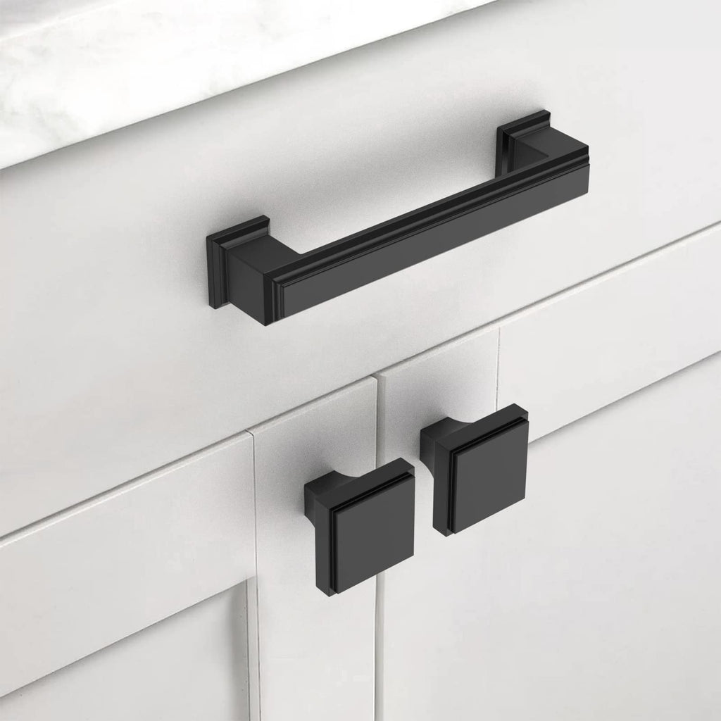 20 Pack 3.75 inch Matte Black Kitchen Cabinet Handles