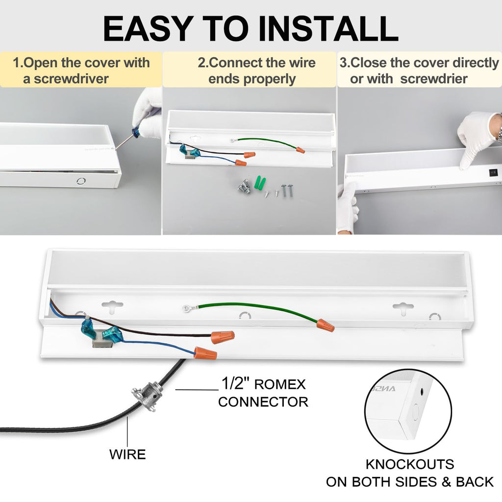 Of Under Cabinet Lighting Hardwired, 18IN 15W 998LM, Dimmable Led Light /Bar/Closet, CRI>92, R9>90, 5 Color