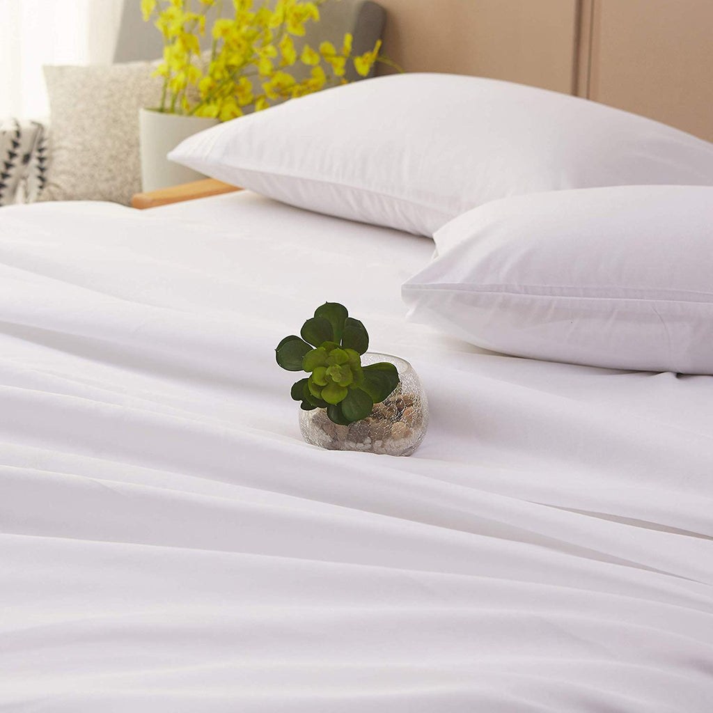 2 Pack Pillow Cases Standard Size Burgundy High Thread Count Queen Pillowcases 20x30 inch Egyptian Cotton Cooling