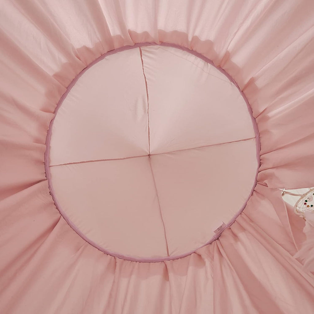 Bed Canopy Double Layer Princess Round Dome Dreamy Mosquito Net Bedding Girls Room Castle Play Tent Hanging House