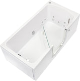 Ella Laydown 30x60 Hydro Massage Walk in Bathtub Left Drain