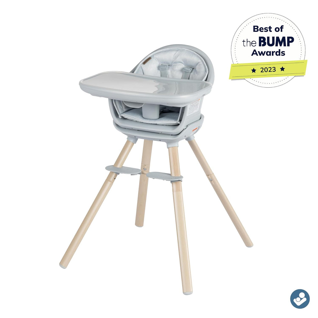 Moa 8-in-1 High Chairs for Babies and Toddlers, Machine Washable Infant High Chair, Compact, Convertible to Booster