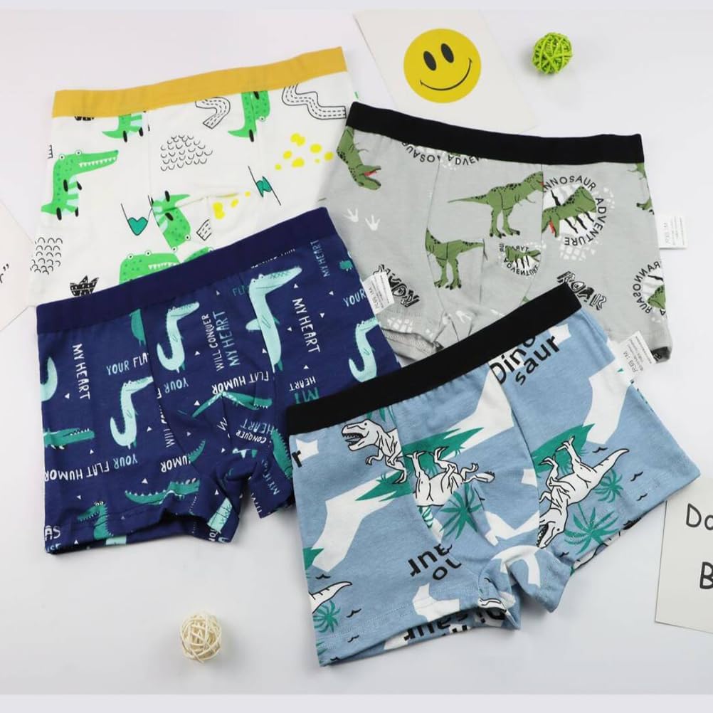 Boys Boxer Briefs, 12 Pack Toddler Kids Underwear