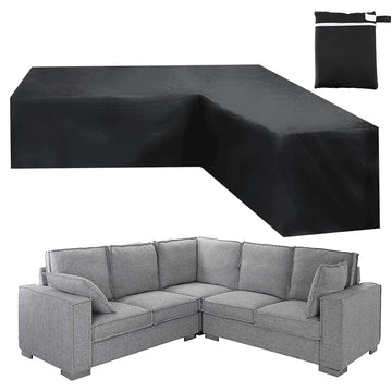 Patio Furniture Covers L-Shaped Sectional Sofa Cover Heavy Duty Waterproof Dustproof Furniture Protection Corner Sofa