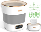 Portable Washing Machine, Folding 20L Mini Washer and Spin-Dryer, 3 Cleaning Modes & Deep Cleaning Small Compact