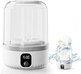 Underwear Washing Machine, Upgrade 1.5L Mini Portable Washing Machine Rechargeable Underwear Washer Deep Cleans Small