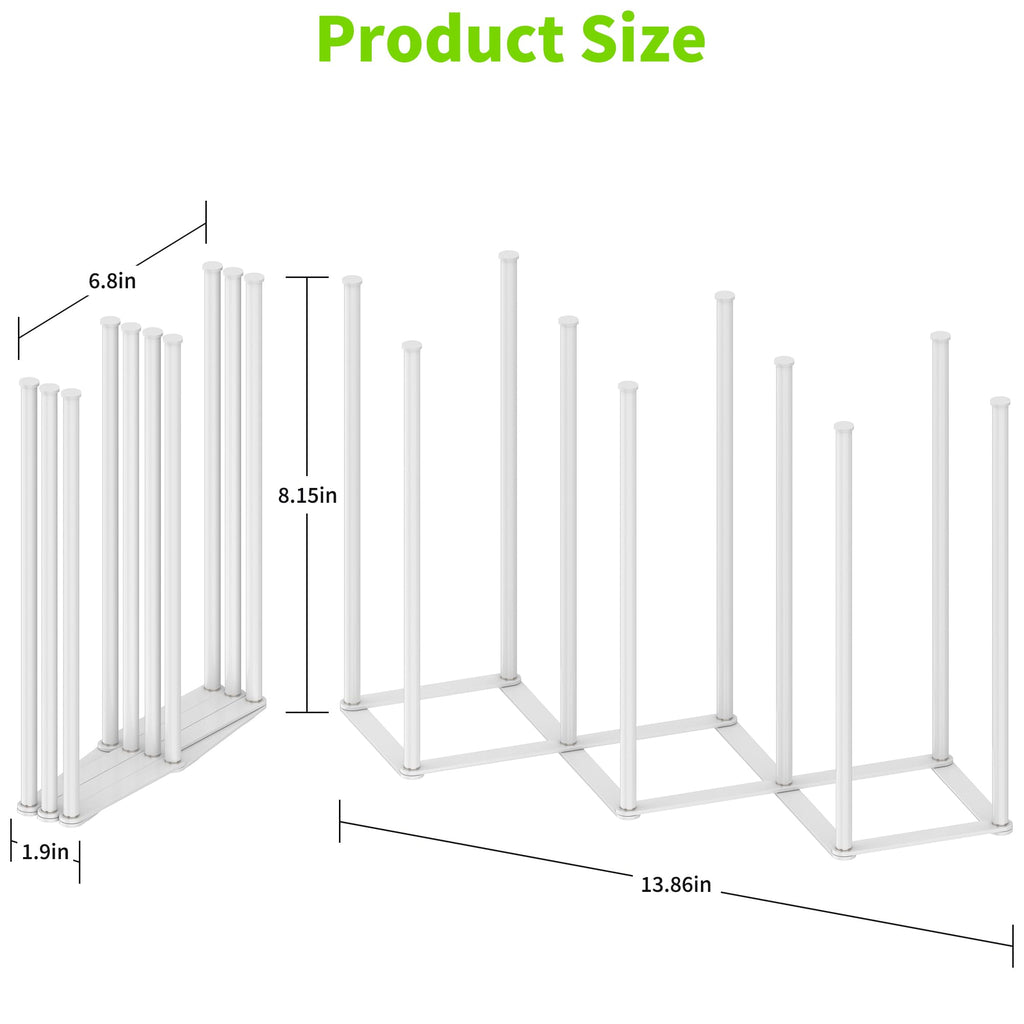 Collapsible Bottle Drying Rack, Foldable Baby Bottle Drying Rack, Portable Drainer Stand Holder for Water Bottles