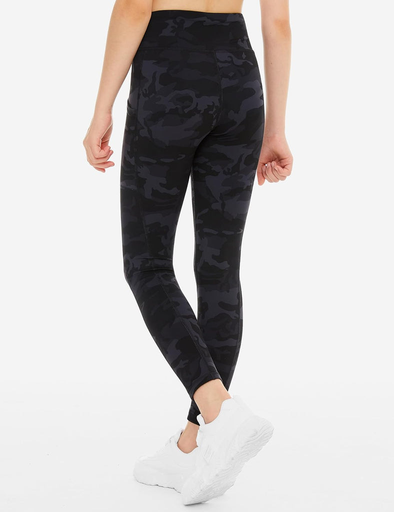 Girls Workout Leggings High Waist Kid Dance Yoga Tight Pants