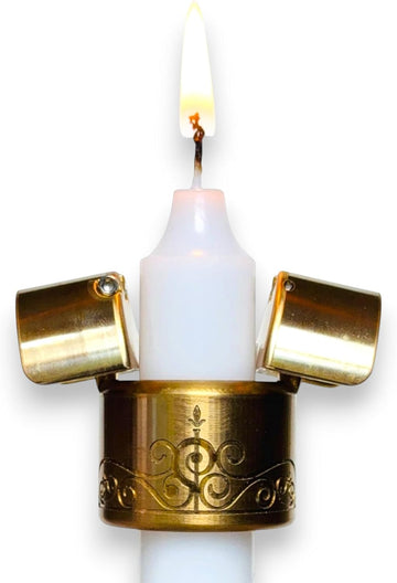 Automatic Candle Extinguisher | All-in-One Candle Snuffer & Wick Trimmer | American Solid Brass Design | Unique Gift