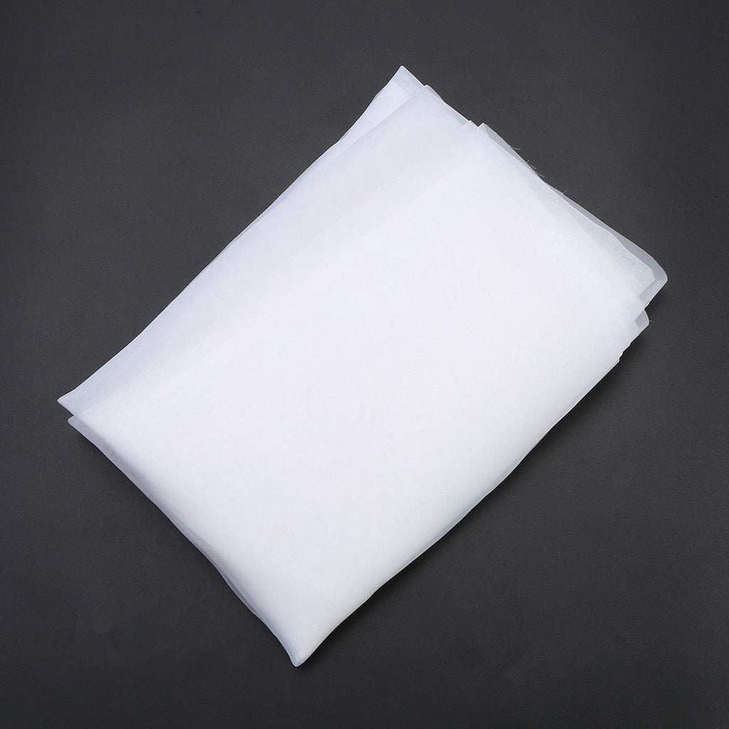 1 Yard 160 Mesh 50Inches Width Silk Screen Fabric (160Mesh (64T) White)