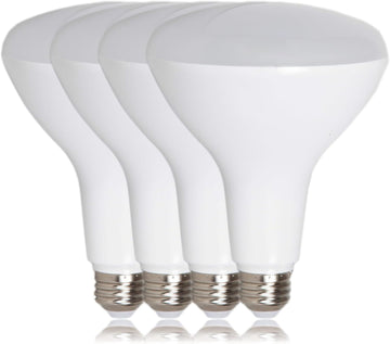 BR40 LED Light Bulb, 2700K Soft White, 1075 Lumens, 13W, 4 Pack