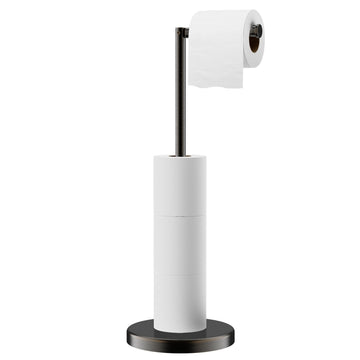 Toilet Paper Holder Stand with 4 Rolls Storage, Oil Rubbed Bronze