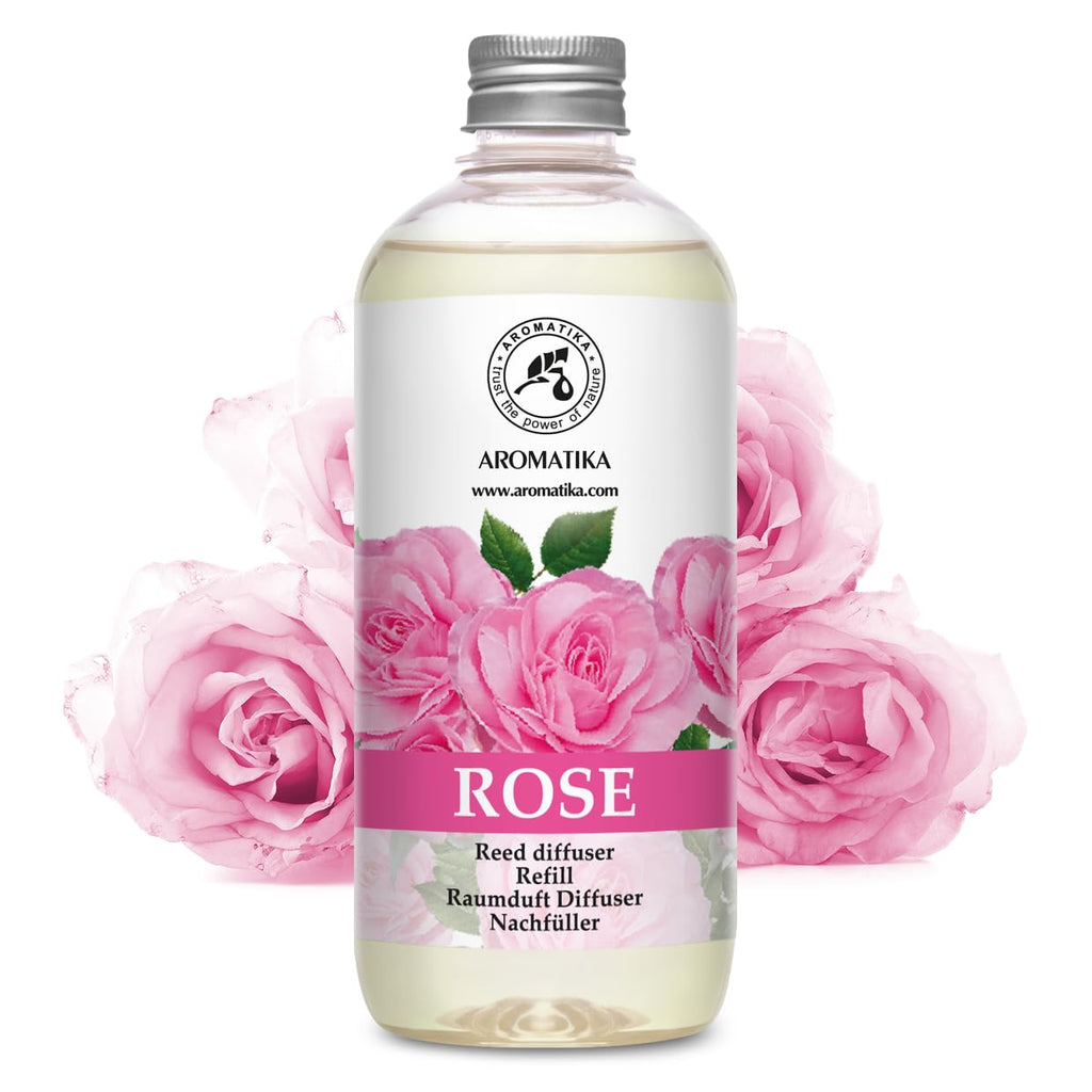 Rose Reed Refill Diffuser 17 Fl Oz - Room Diffuser Refill - Home Fragrance - Room Freshener - Scented Diffuser with
