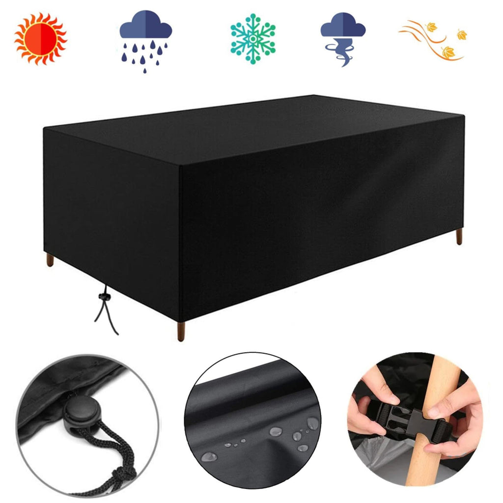 Large Patio Furniture Cover Waterproof Outdoor Furniture Covers 87" L*55" W*33" H Extra Large Outdoor Furniture Set