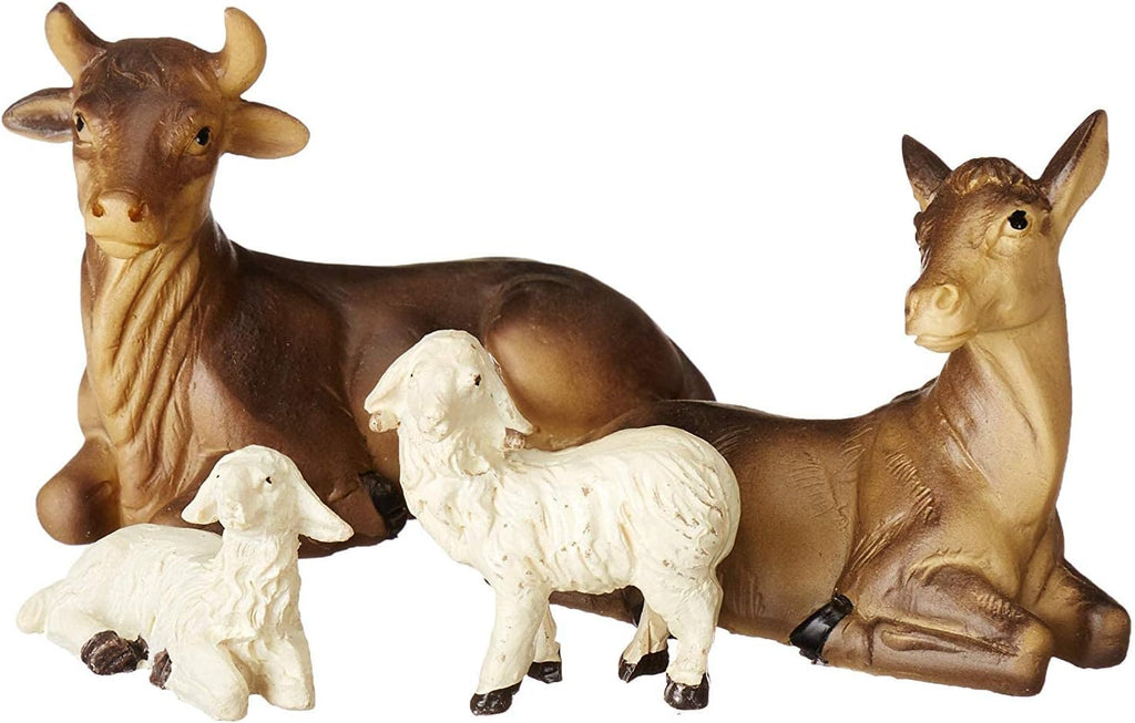 15-Piece Complete 4" Christmas Nativity Set