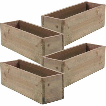 Wooden Planter Box, Rustic Barn Wood, Plastic Liner, Garden Decor, Restaurant and Wedding Decorations, Wedding