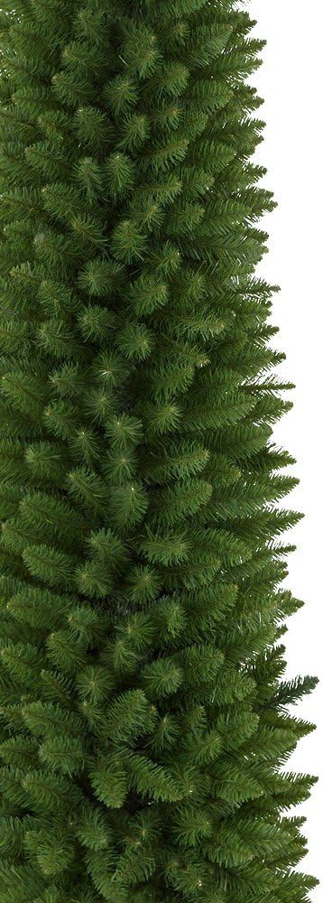 Empire Pencil Tree - Artificial Indoor Christmas Tree, Unlit, Hinged Branches, Holiday Décor, 7.5ft