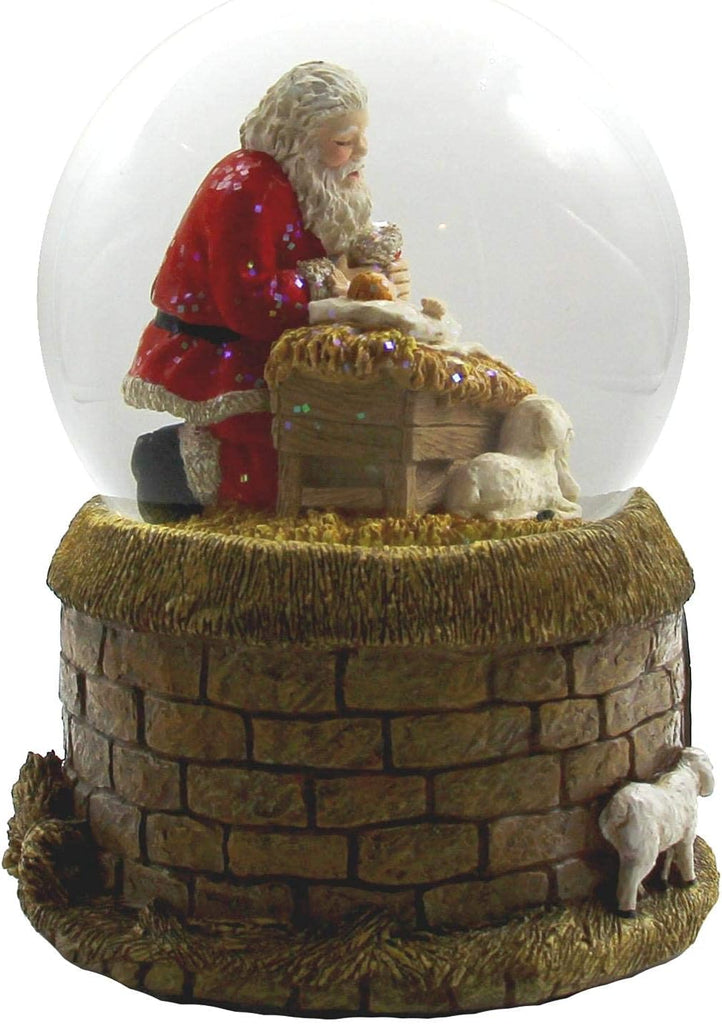 Santa and Baby Musical Water Globe