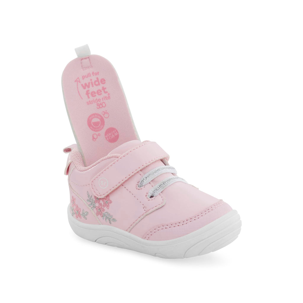Unisex Child Taye 2.0 First Walker Shoe, Light Pink, 6 Infant