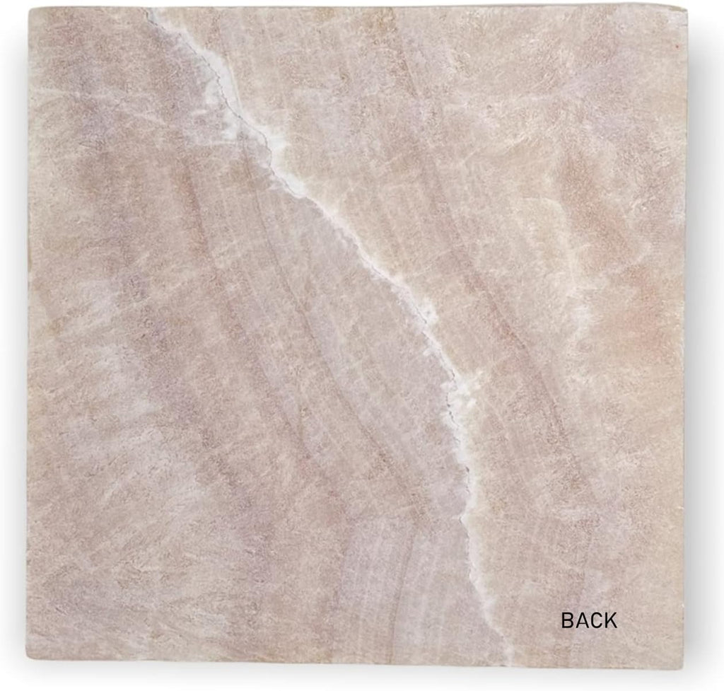 Premium Gold Onyx 12x12 Polished Marble Tile - Natural Stone Floor, Kitchen Backsplash, Fireplace Surround, Wall