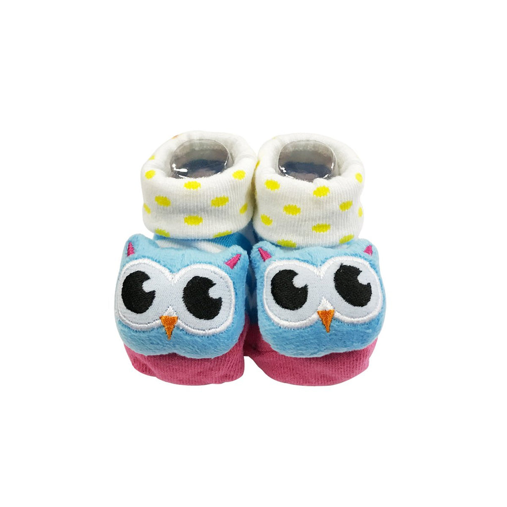 Adorable Baby 6 Pair Non-Skid Bootie Socks