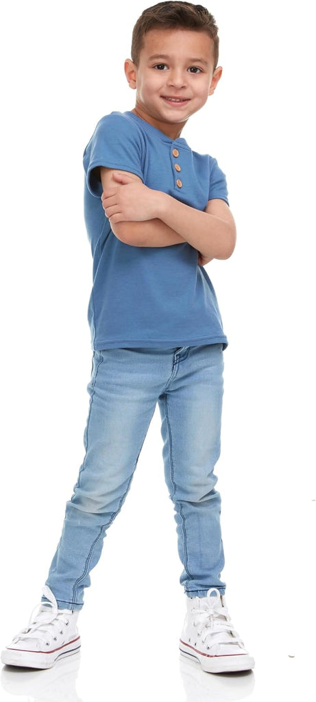 Pack Toddler/Baby Boy Short Sleeve Shirts - Premium Quality T-Shirt Tops