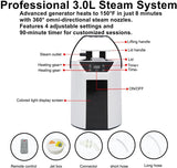 Portable Sauna Box for Home Spa Full Body, Personal Steam Sauna Tent Sauna Room with 3L 110V 1000W Steamer