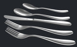 Silverware Set for 8 | 18/10 Stainless Steel Flatware Set | Mirror Finish, Heavy-Duty, Dishwasher Safe
