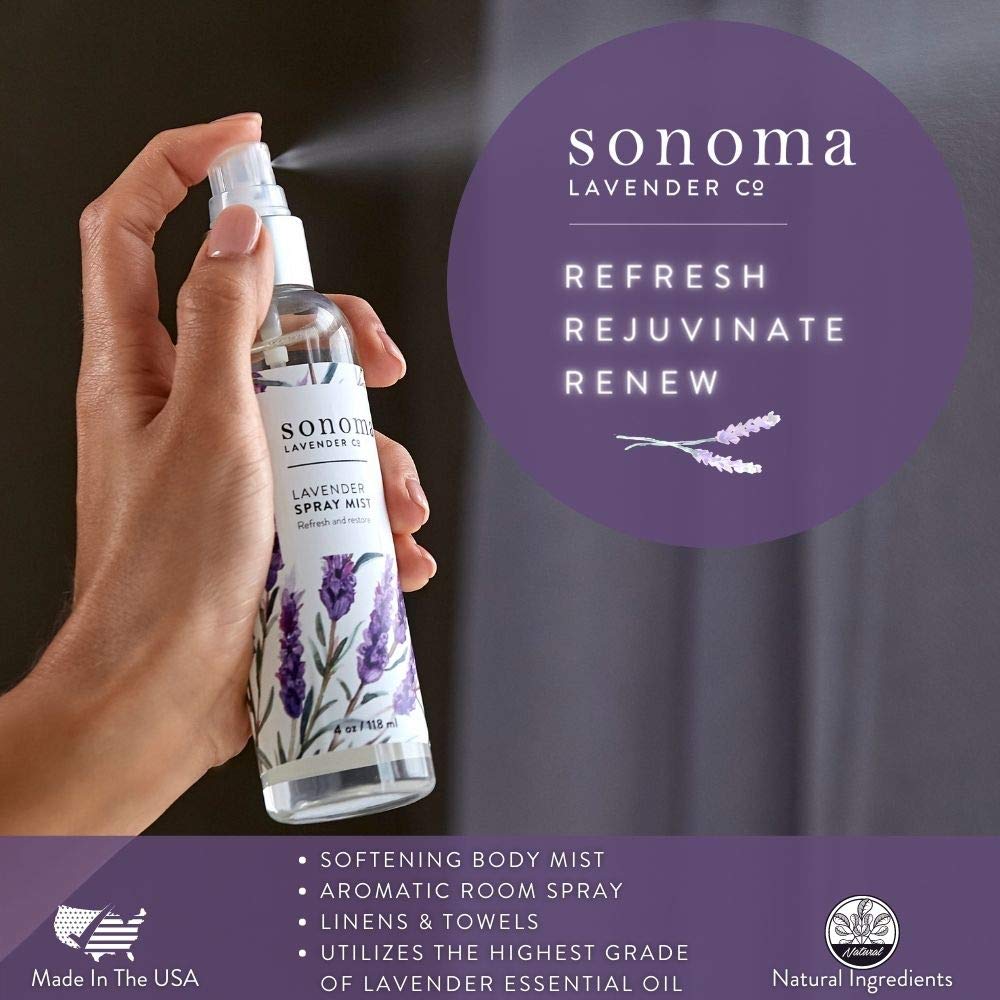 Spray Mist, Pillow Spray for Rejuvenating Sleep, Containing Lavender Essential Oils 4oz