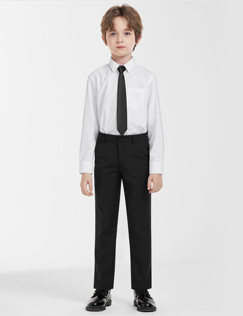 Boys' Formal Suit Vest Set with Suspender, Kids Suit for Wedding