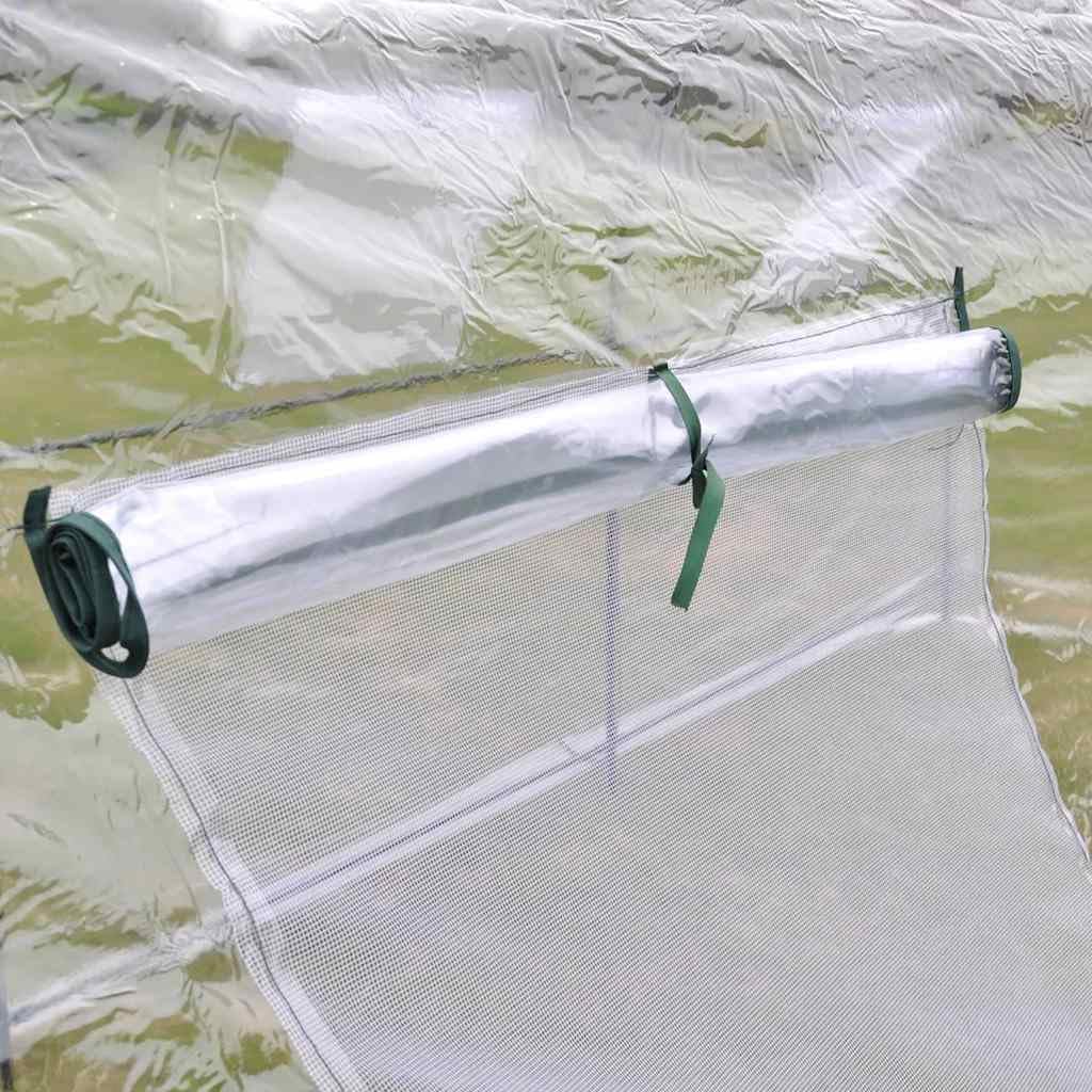 Large Portable Greenhouse 177x75x79 Inch, Walk-in Outdoor Gardening Plant Growing Tent with Heavy Duty Powder-Coated