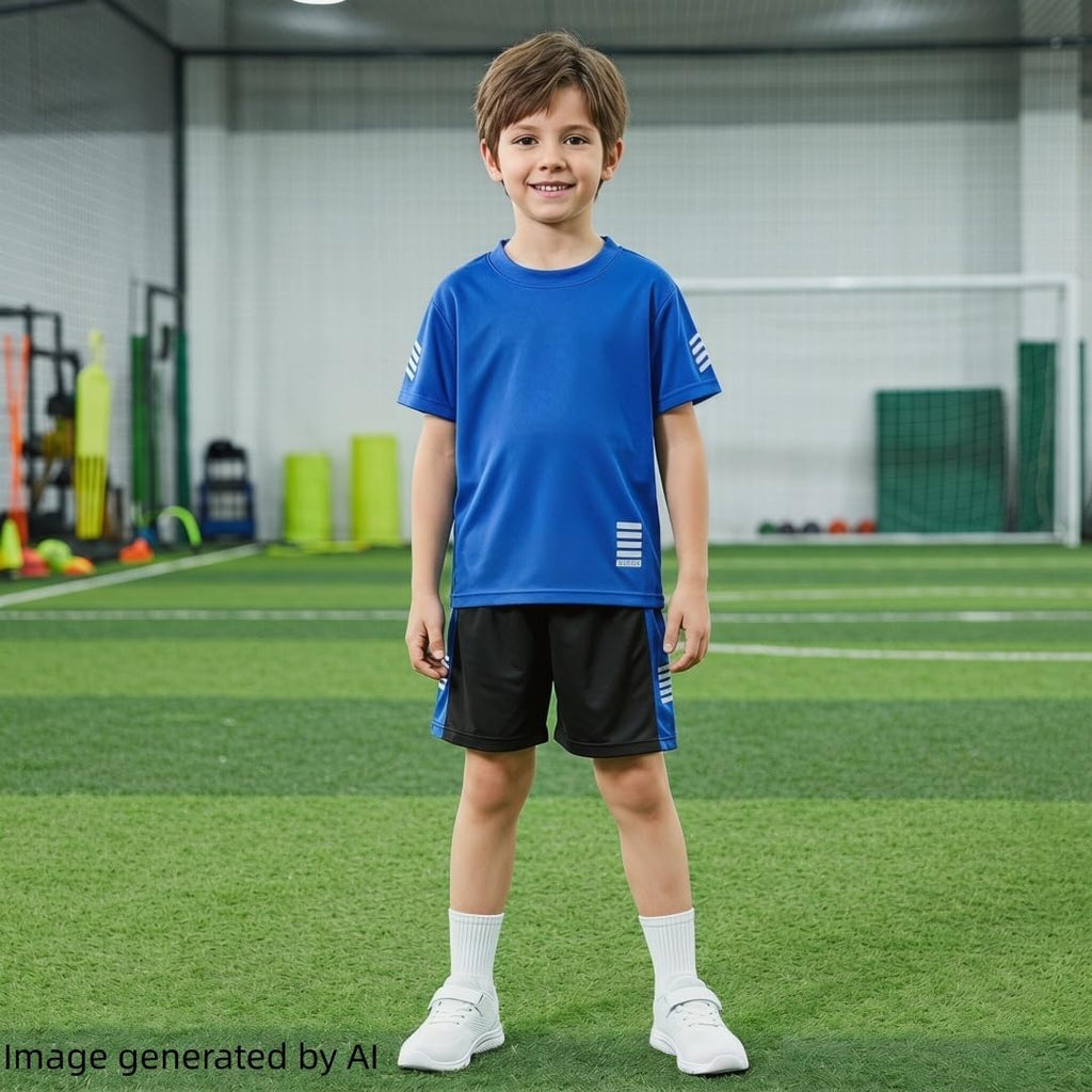 Toddler Boys Clothes Mesh Athletic Summer Short Sleeve T-Shirt and Shorts Kids Outfit Set